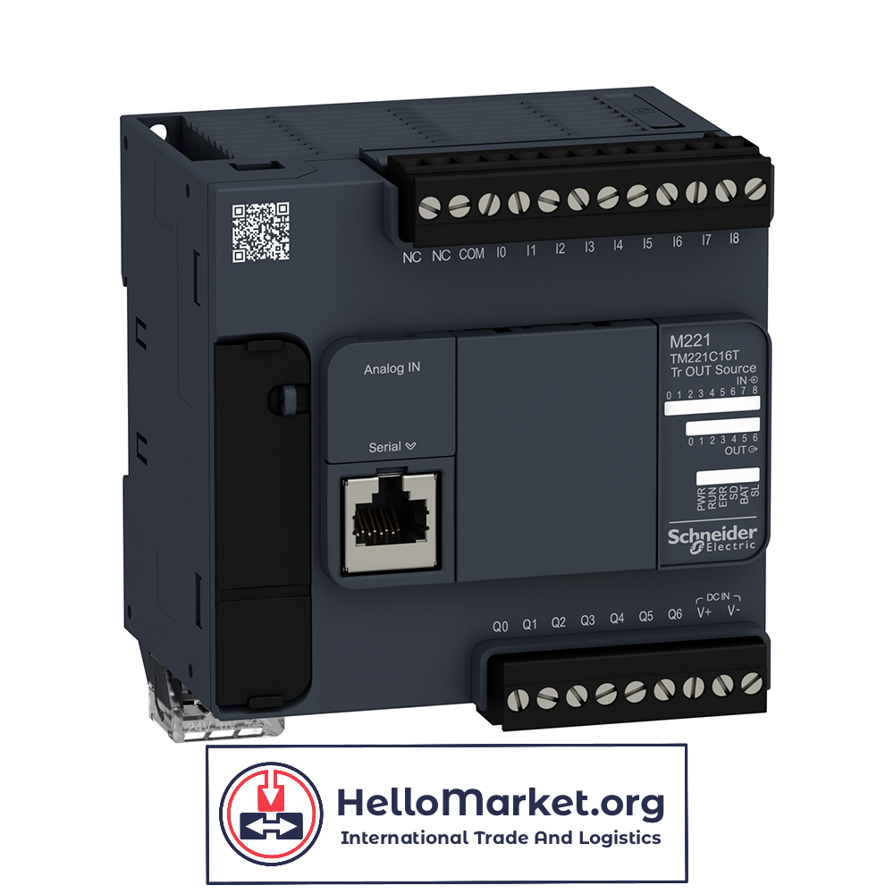 Компактный базовый блок Schneider TM221C16T