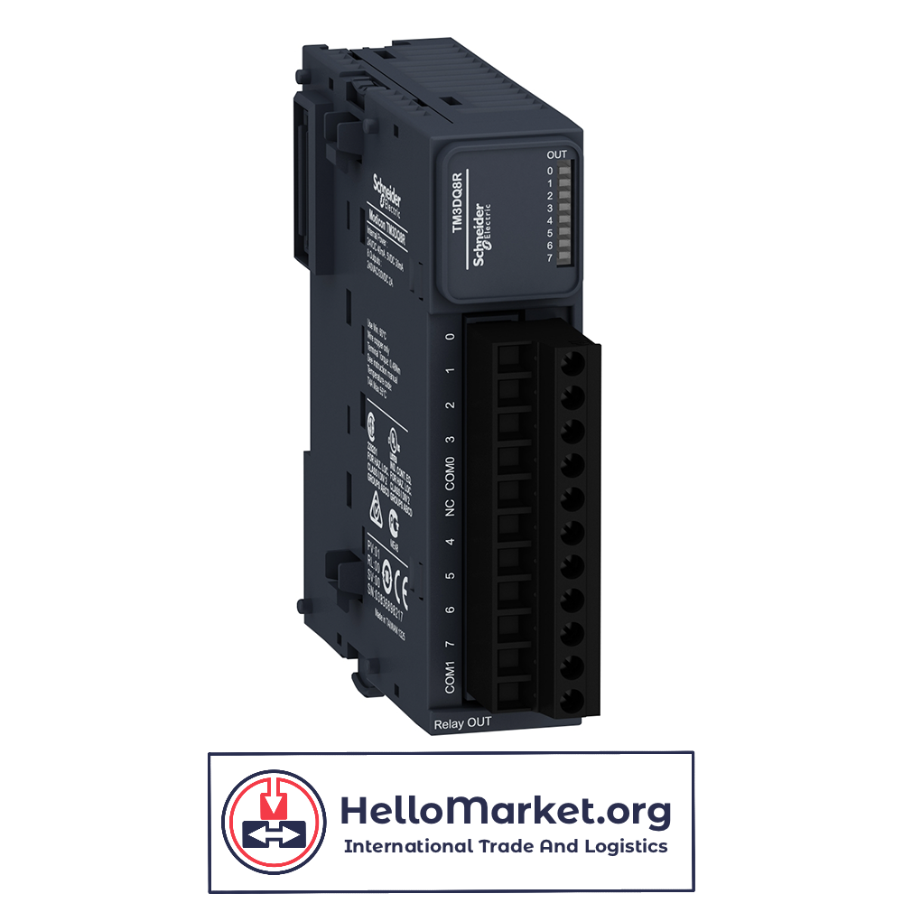 Дискретный модуль расширения Schneider TM3DQ8R