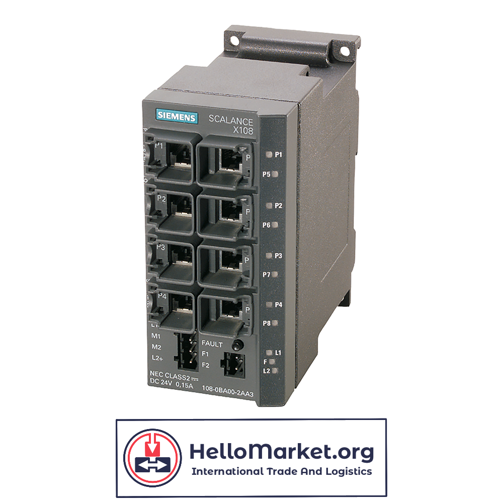 Неуправляемый коммутатор Siemens 6GK5108-0BA00-2AA3
