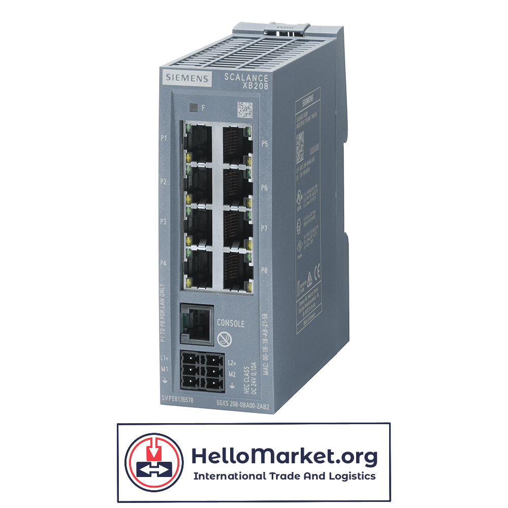 Комутационный модуль Siemens 6GK5208-0BA00-2AB2